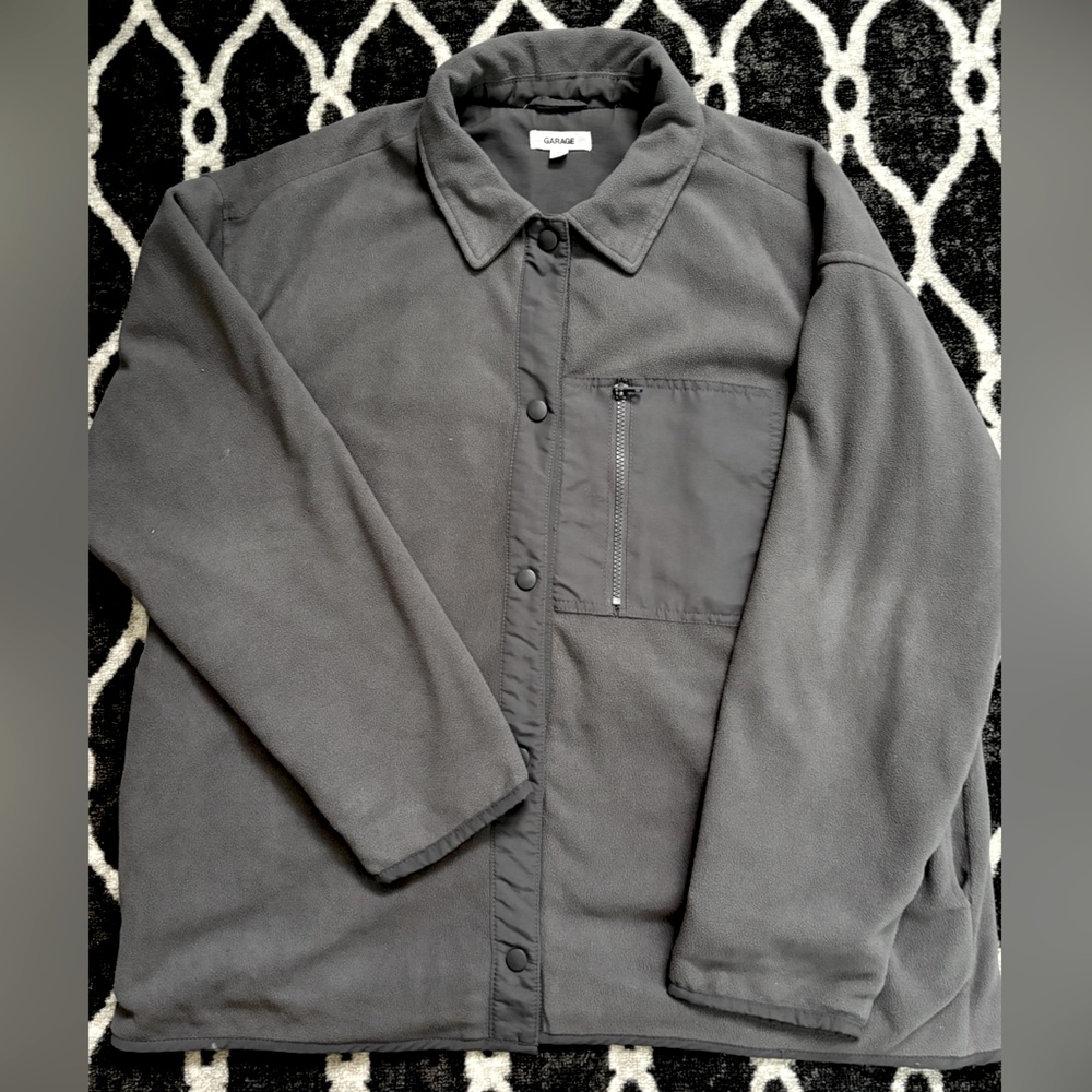 Garage • Gray Lightweight Shirt Jacket